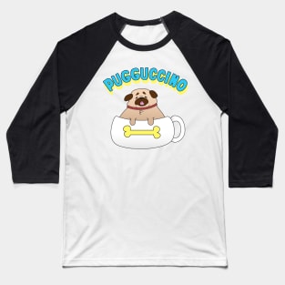 Pugguccino Baseball T-Shirt